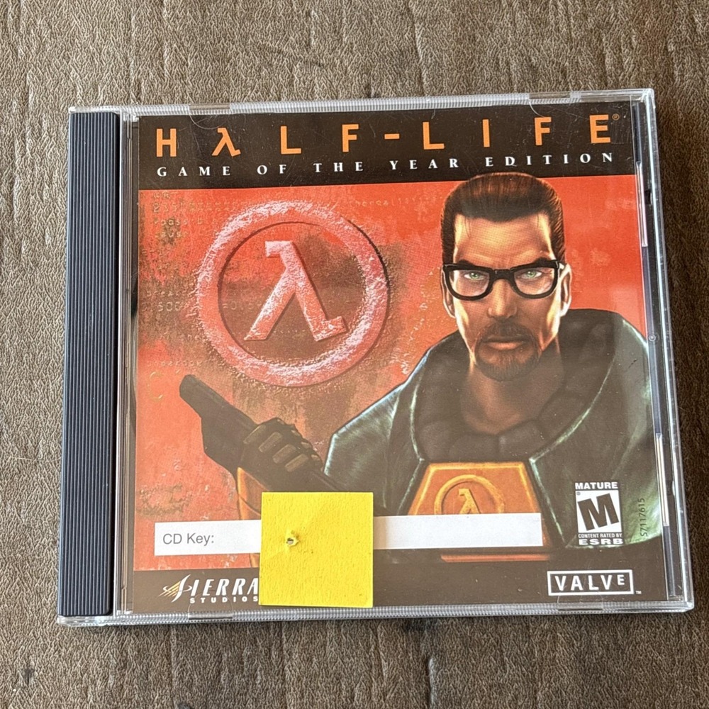 Half-Life: Game of the Year Edition PC Game Computer Video Games W Cd Key